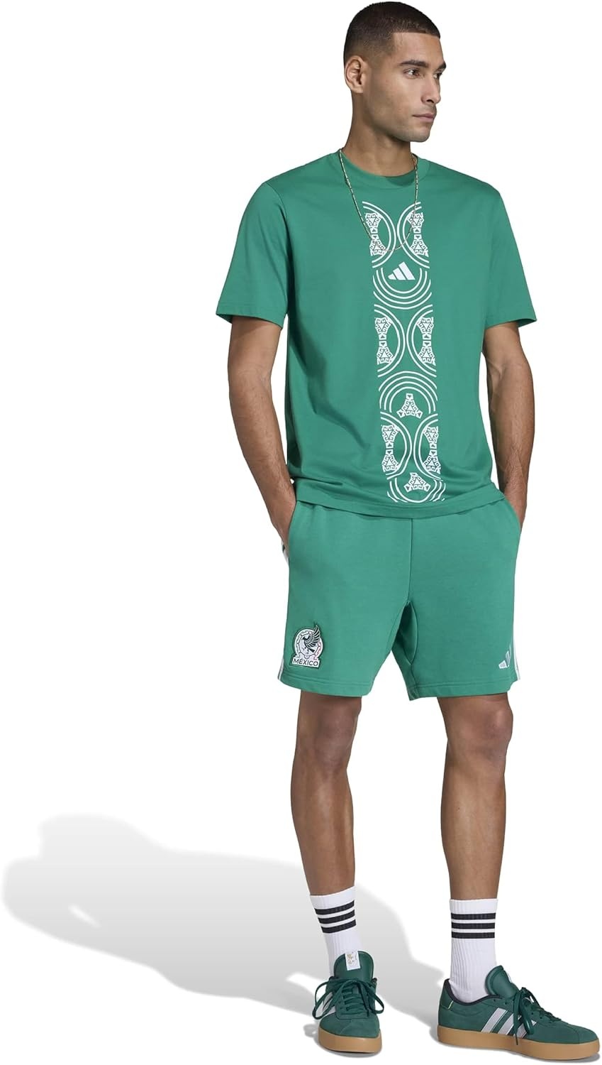 image:imageadidas Mens Mexico World Cup 2026 ApparelBold GreenWhiteMexico