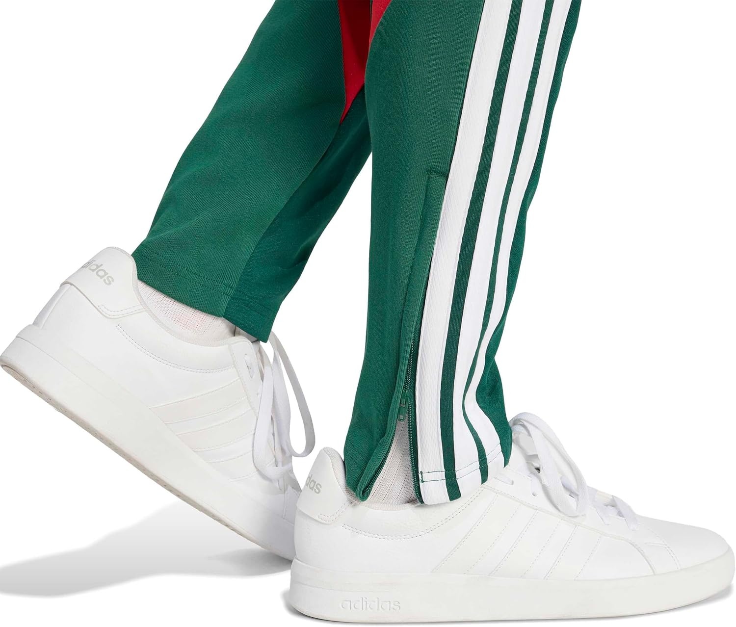 image:imageadidas Mens Mexico World Cup 2026 ApparelTeam Dark GreenBetter ScarletWhite