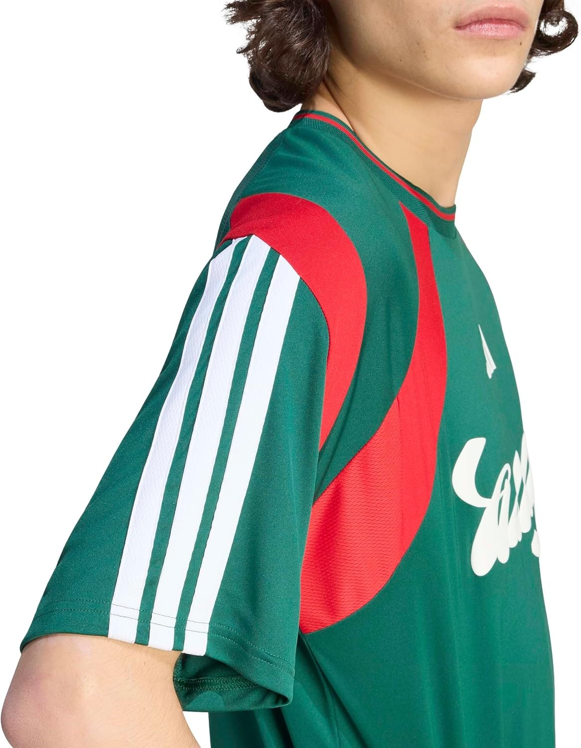 image:imageadidas Mens Mexico World Cup 2026 ApparelTeam Dark GreenBetter ScarletWhite