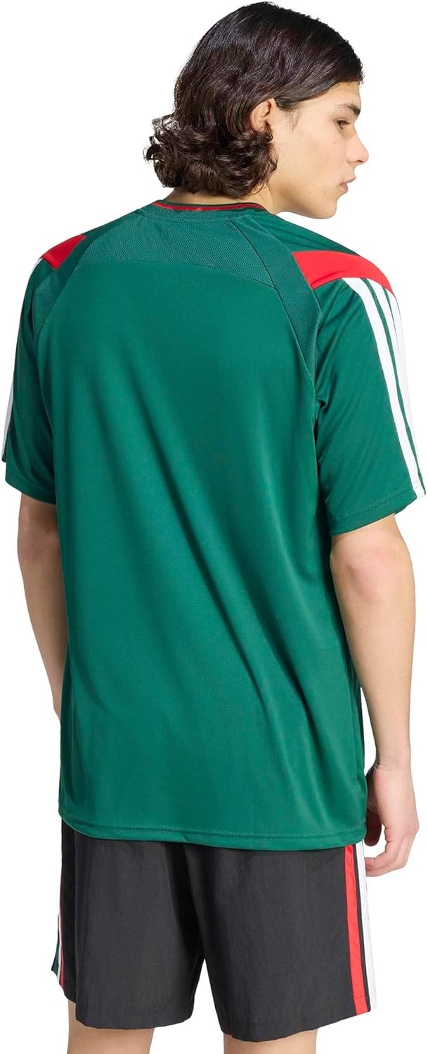 image:imageadidas Mens Mexico World Cup 2026 ApparelTeam Dark GreenBetter ScarletWhite