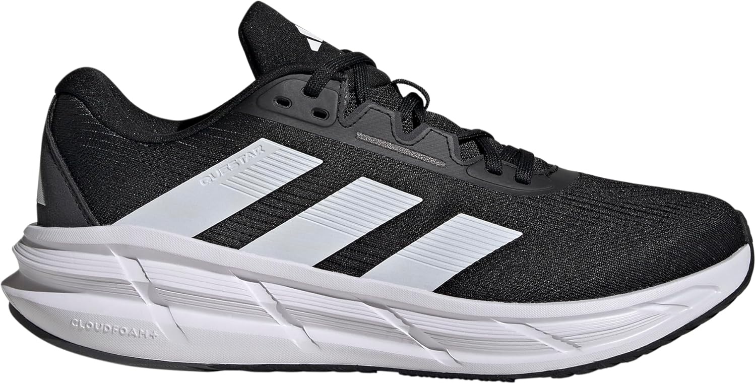 image:imageadidas Mens Questar 3 Running Sneakers Shoes BlueBlackWhiteCarbon