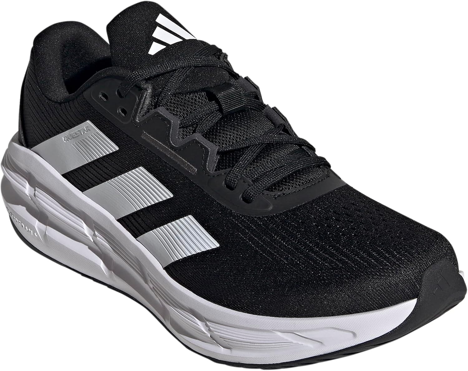 image:imageadidas Mens Questar 3 Running Sneakers Shoes BlueBlackWhiteCarbon