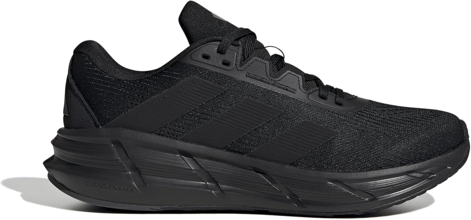 image:imageadidas Mens Questar 3 Running Sneakers Shoes BlueCore Black Core Black Grey Six