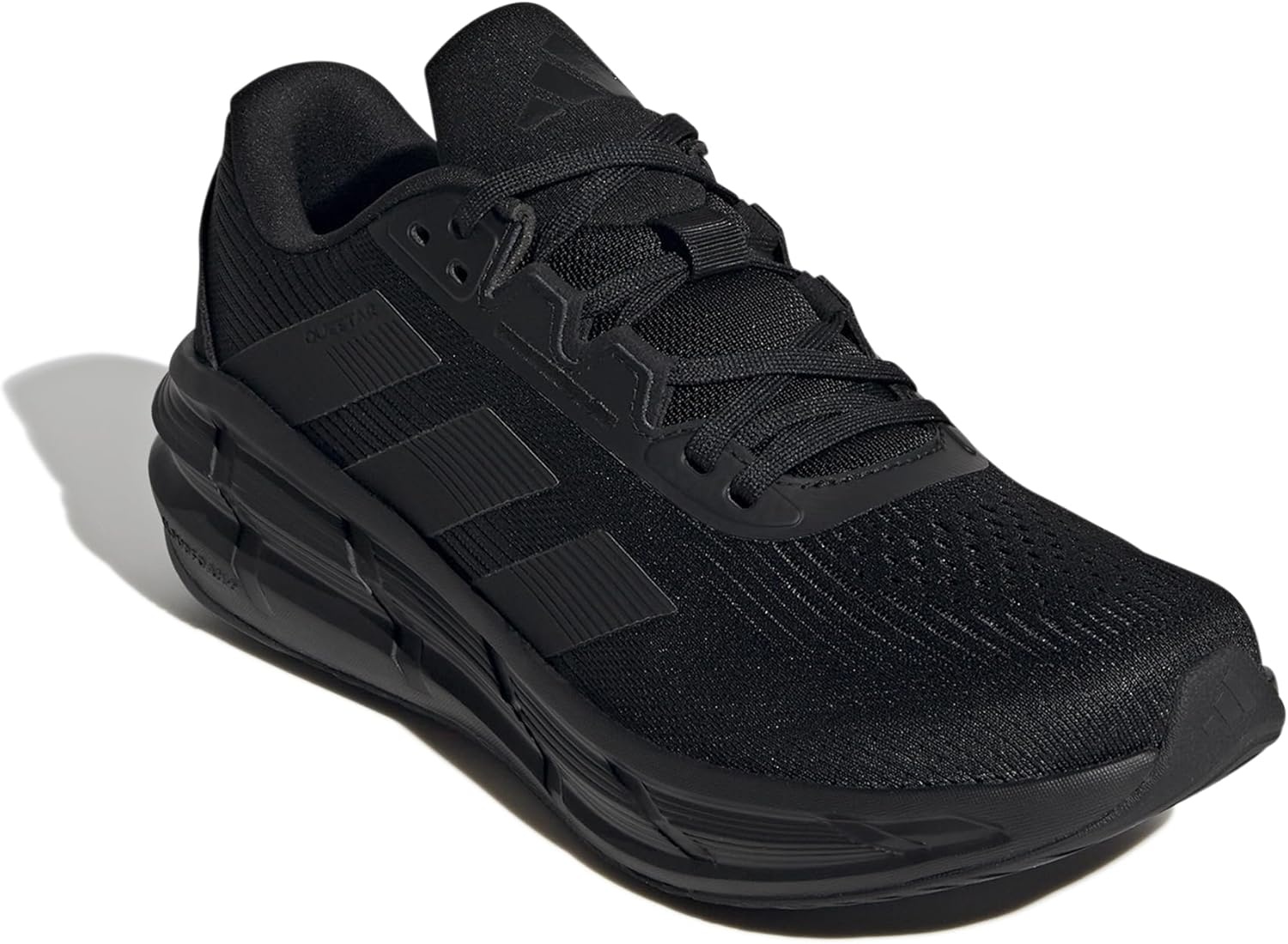 image:imageadidas Mens Questar 3 Running Sneakers Shoes BlueCore Black Core Black Grey Six