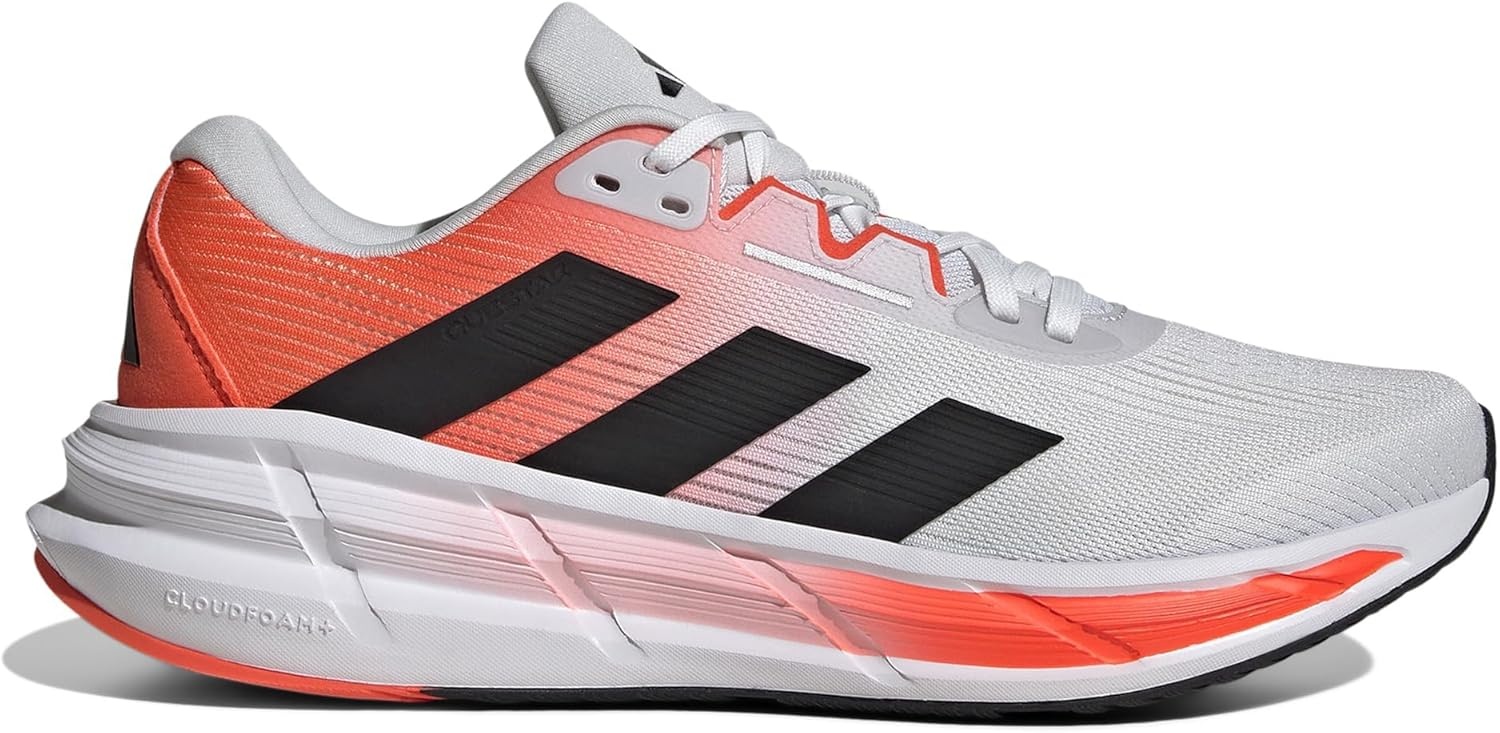 image:imageadidas Mens Questar 3 Running Sneakers Shoes BlueDash GreyBlackSolar Red