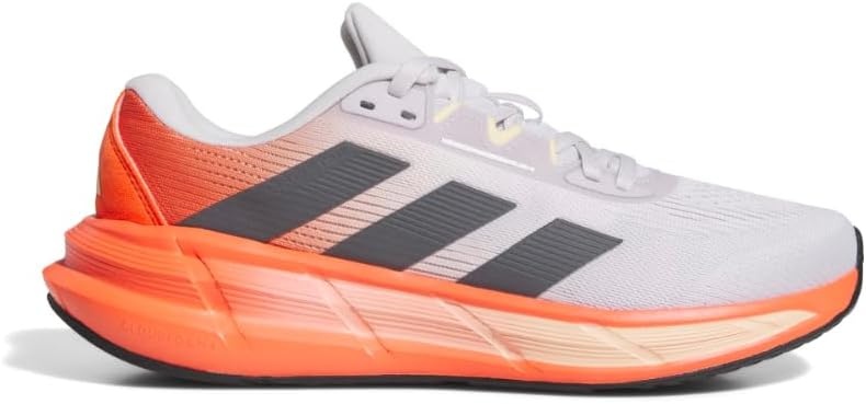 image:imageadidas Mens Questar 3 Running Sneakers Shoes BlueDash GreyGreySemi Impact Orange