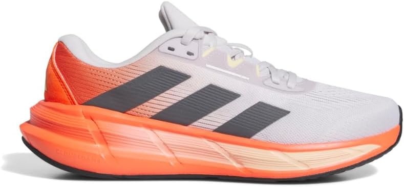 image:imageadidas Mens Questar 3 Running Sneakers Shoes BlueDash GreyGreySemi Impact Orange