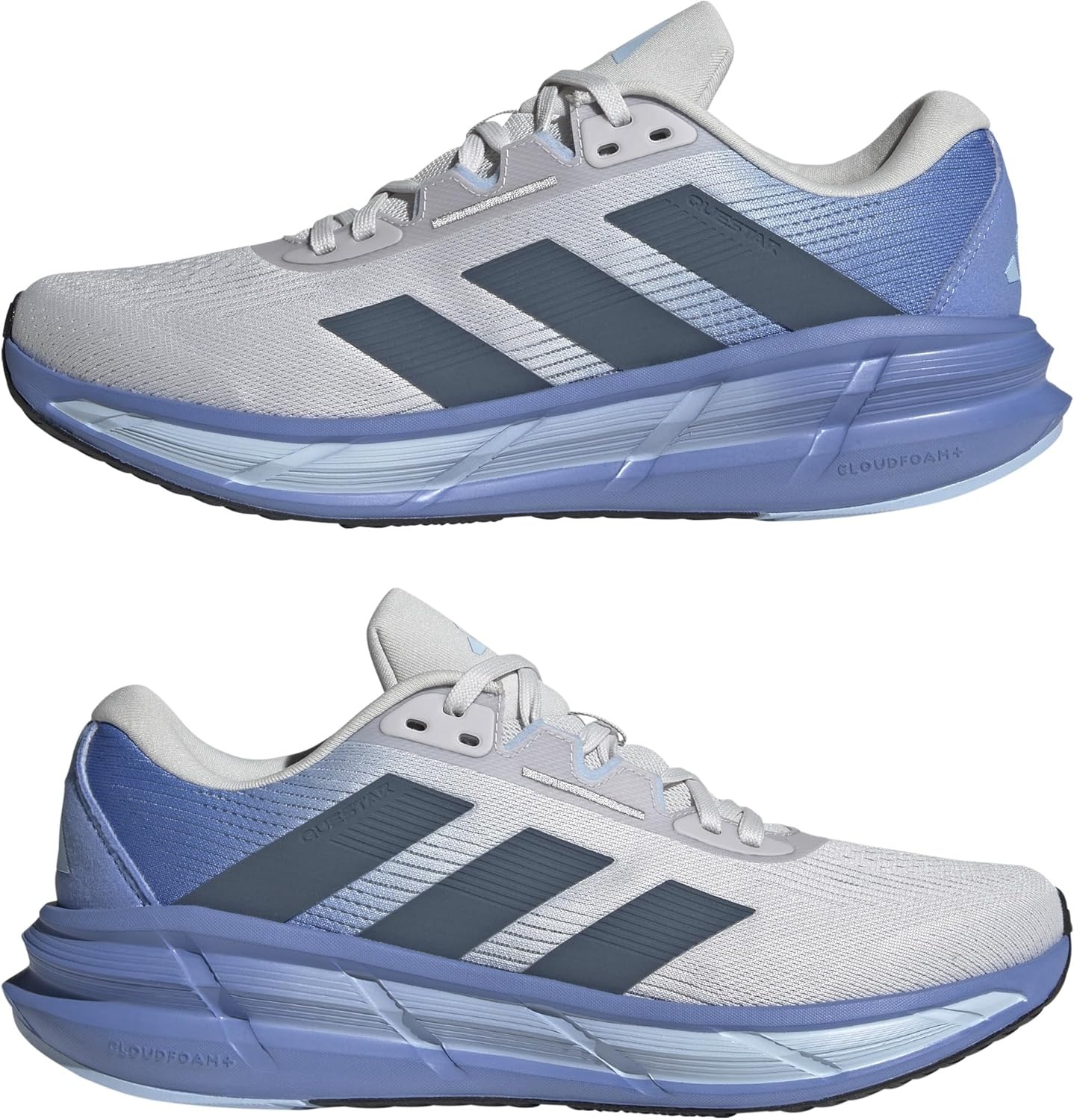 image:imageadidas Mens Questar 3 Running Sneakers Shoes BlueDash GreyPreloved InkBlue Fusion