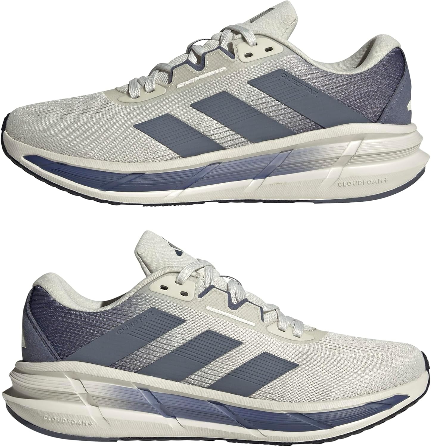 image:imageadidas Mens Questar 3 Running Sneakers Shoes BlueOrbit GreyOnixOrbit Grey