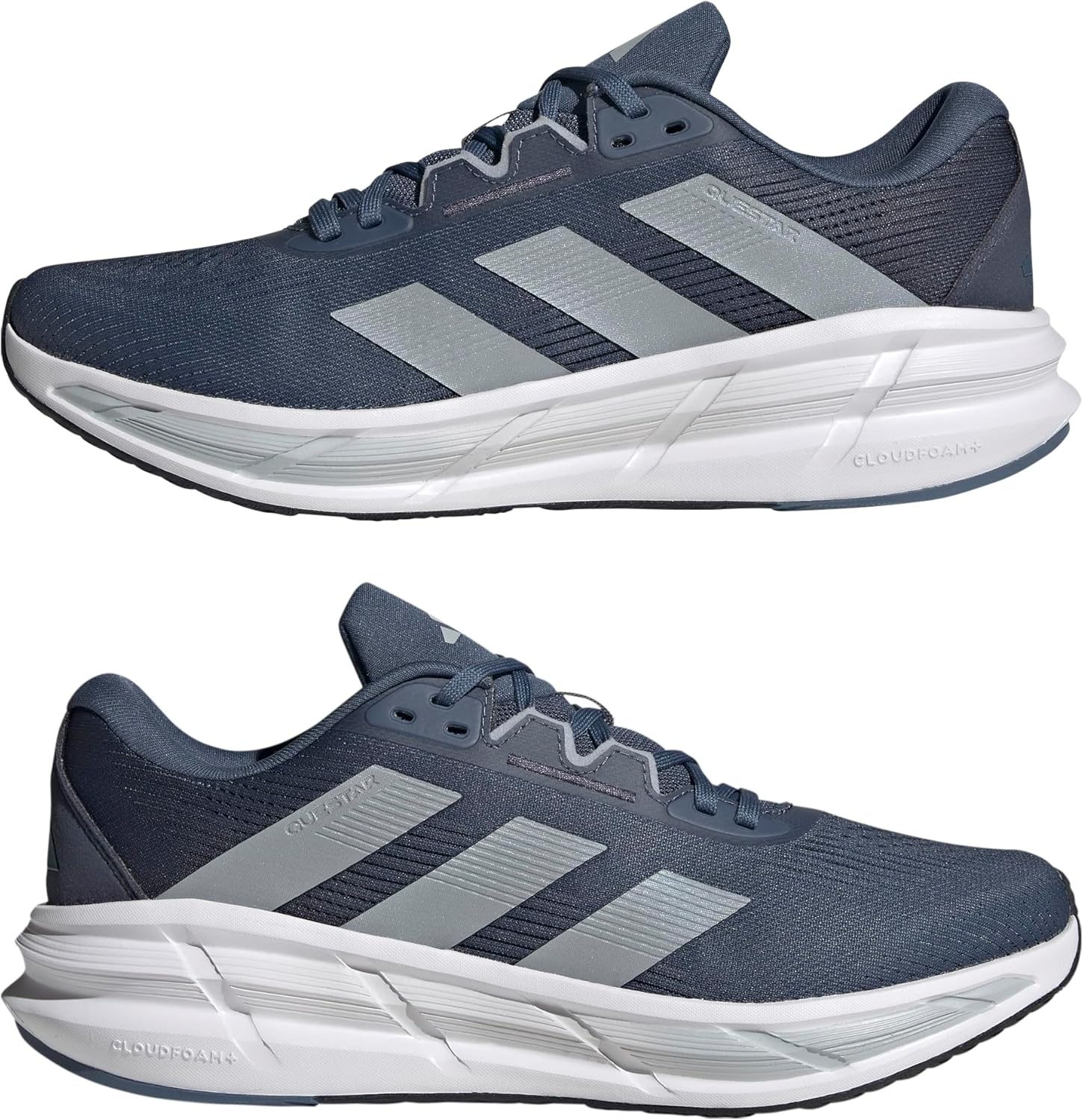 image:imageadidas Mens Questar 3 Running Sneakers Shoes BluePreloved InkHalo SilverShadow Navy