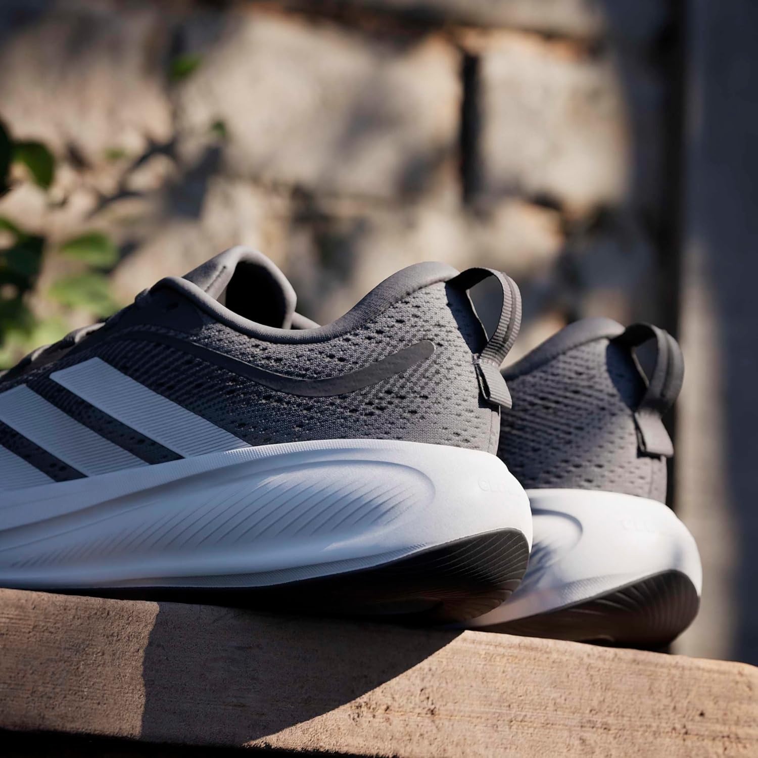image:imageadidas Mens Response Pace Running Sneakers Shoes RedBlackWhiteMatte Silver