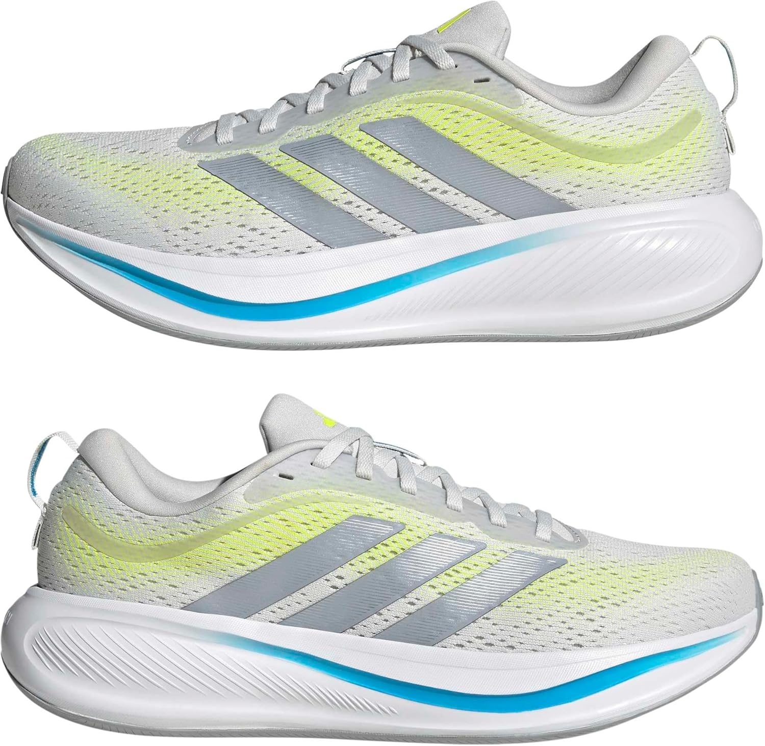 image:imageadidas Mens Response Pace Running Sneakers Shoes RedCrystal WhiteHalo SilverSignal Green