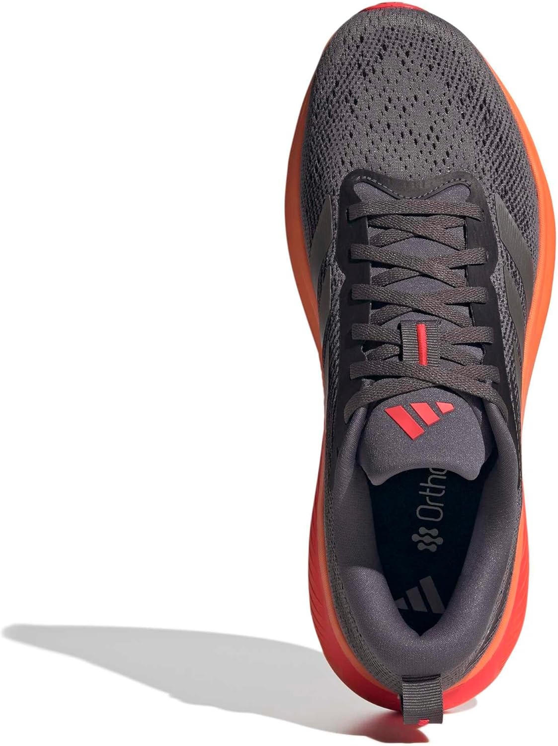 image:imageadidas Mens Response Pace Running Sneakers Shoes RedGreyIron MetallicBlack