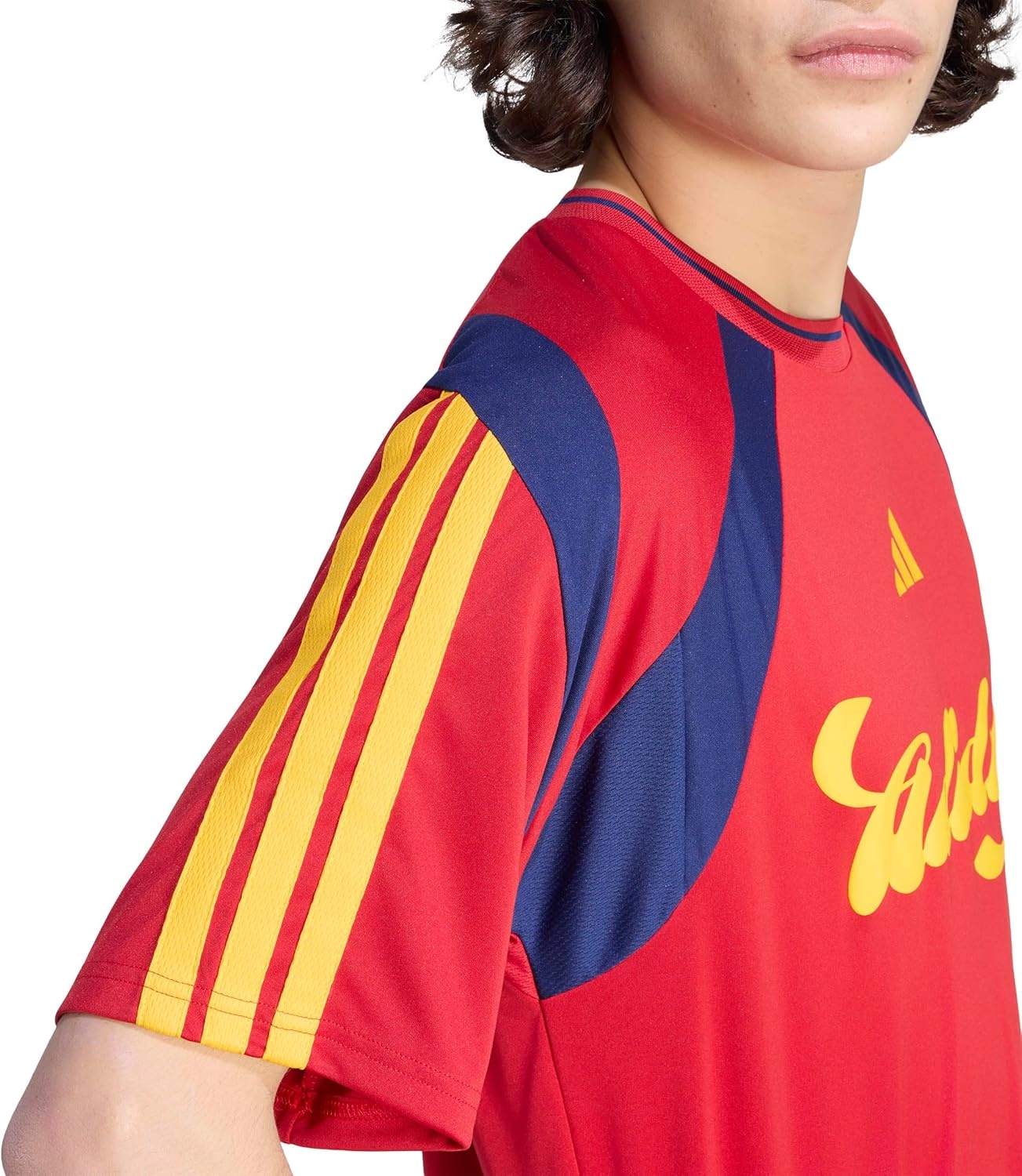 image:imageadidas Mens Spain World Cup 2026 ApparelTeam Power Red Dark BlueCrew Yellow