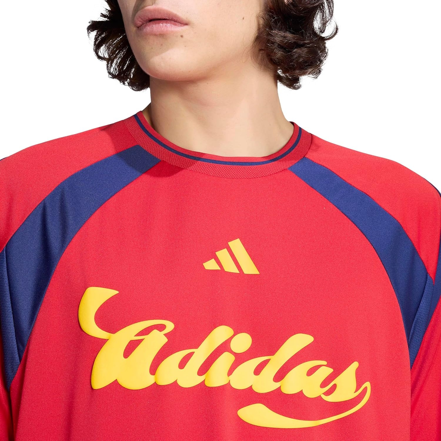 image:imageadidas Mens Spain World Cup 2026 ApparelTeam Power Red Dark BlueCrew Yellow