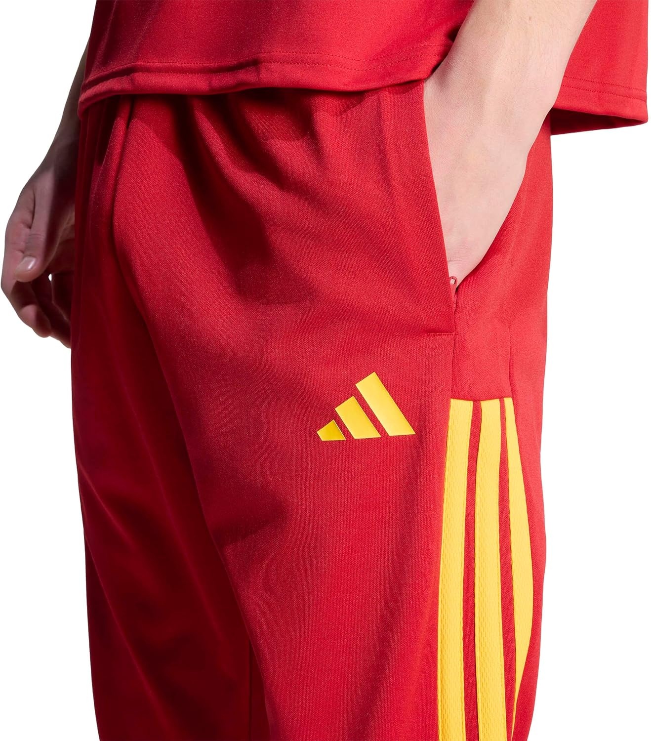 image:imageadidas Mens Spain World Cup 2026 ApparelTeam Power RedDark BlueCrew Yellow