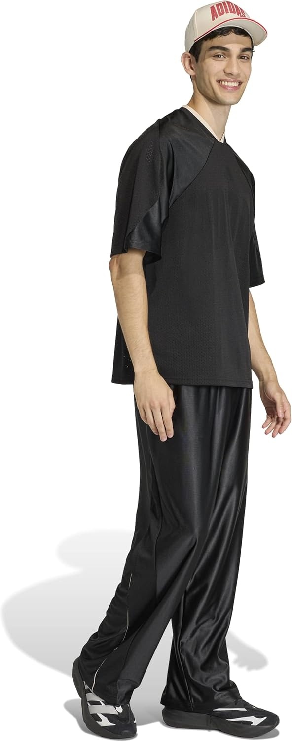 image:imageadidas Mens Stadium Graphic Mesh TShirtBlackOff White