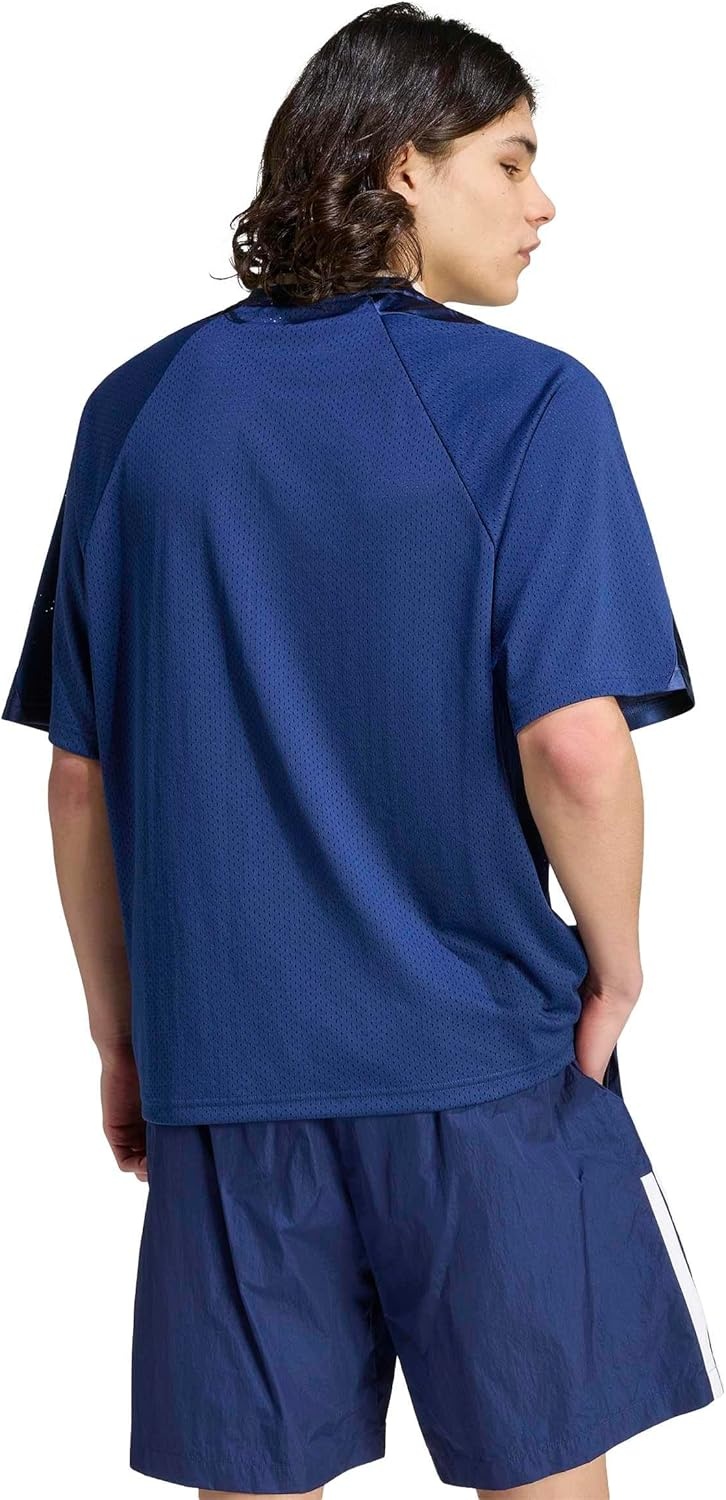 image:imageadidas Mens Stadium Graphic Mesh TShirtDark Blue