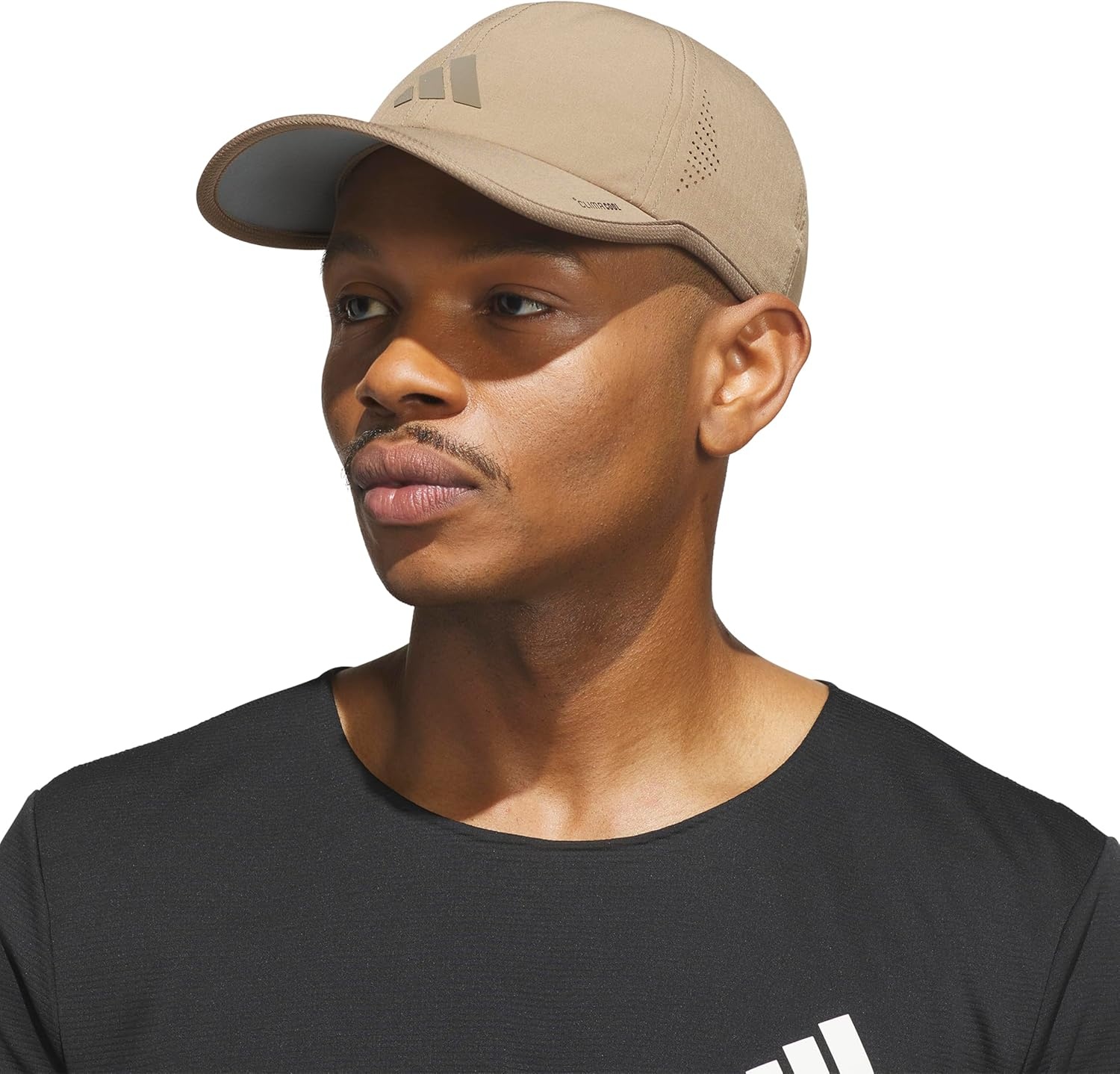image:imageadidas Mens Superlite Hat Lightweight MoistureWicking Cap for Workout and TrainingKhaki SixCargo Brown3