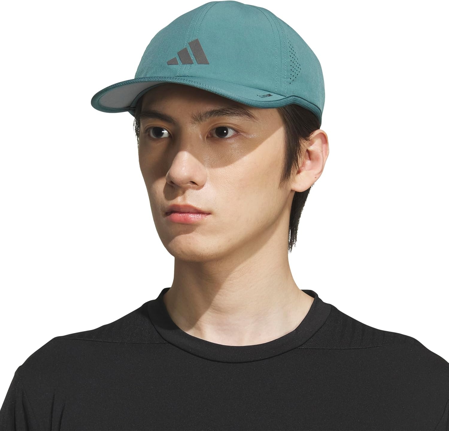 image:imageadidas Mens Superlite Hat Lightweight MoistureWicking Cap for Workout and TrainingPreloved Teal GreenBlack3
