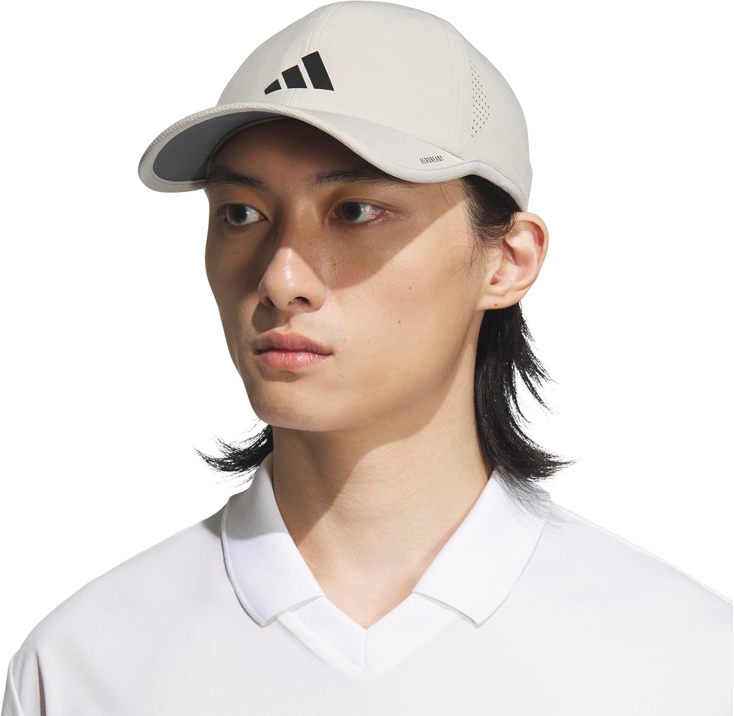 image:imageadidas Mens Superlite Hat Lightweight MoistureWicking Cap for Workout and TrainingWonder Alumina GreyBlack3