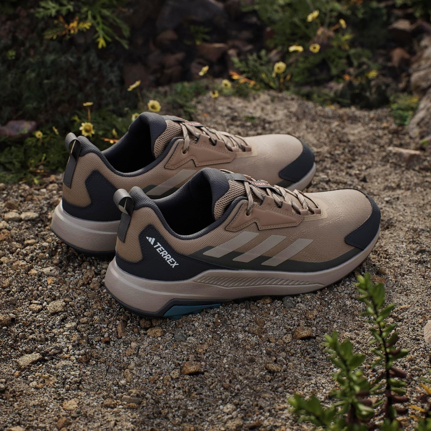 image:imageadidas Mens Terrex Anylander Hiking ShoesCardboardBlanch CargoShadow Olive