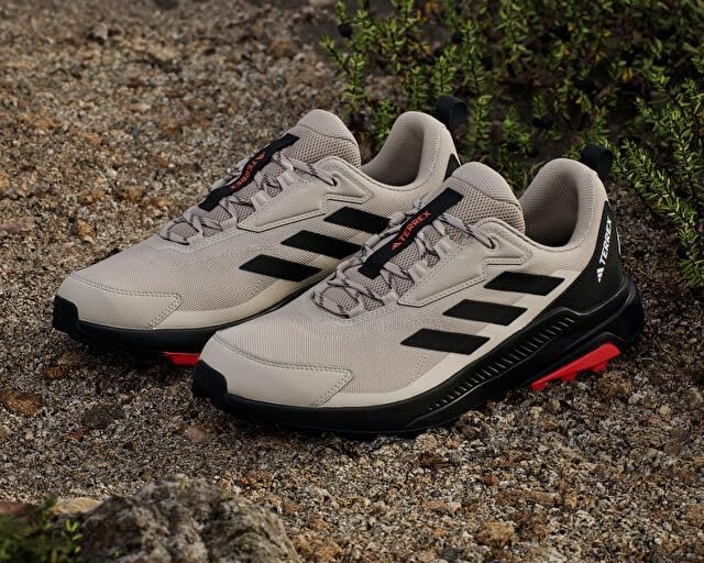 image:imageadidas Mens Terrex Anylander Hiking ShoesWonder Beige Core Black Orange