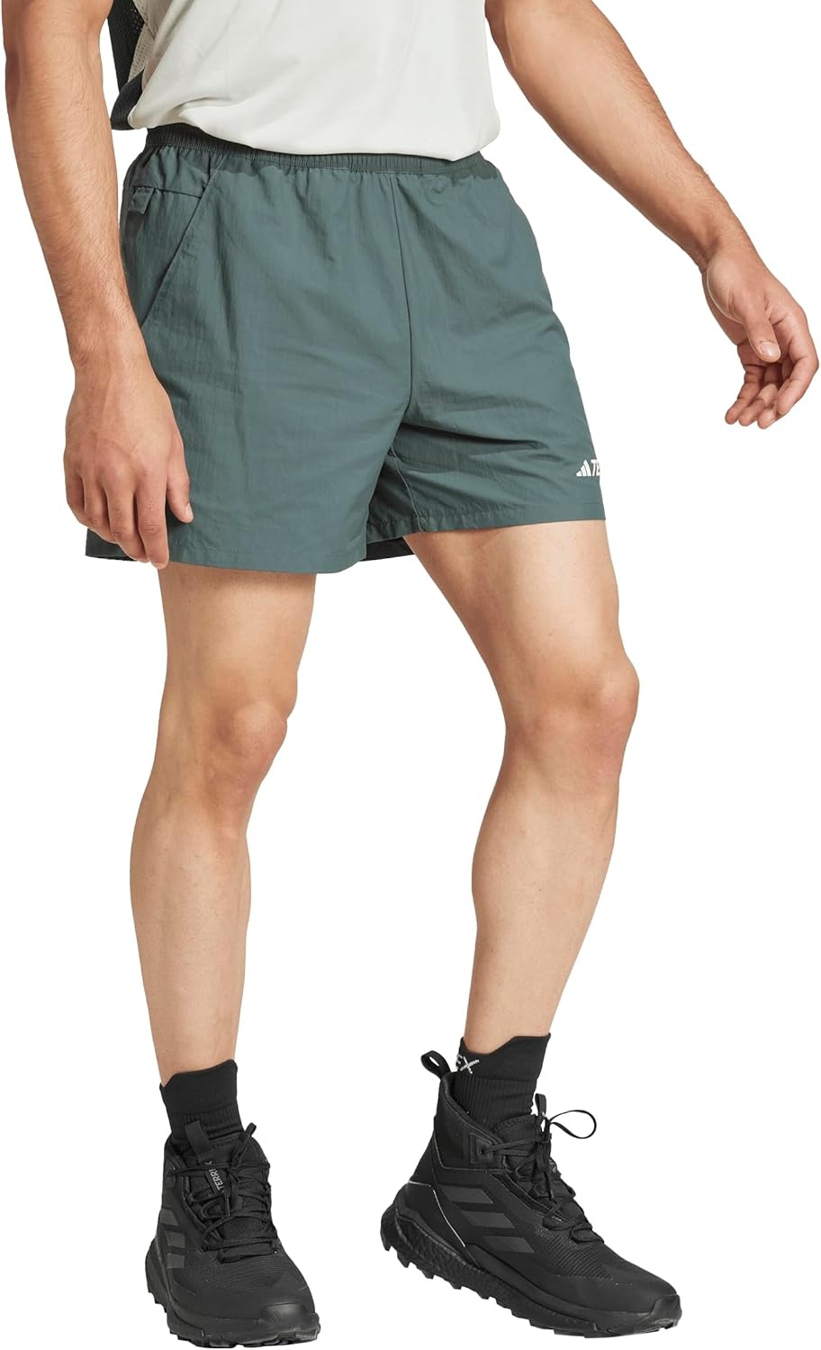 image:imageadidas Mens Terrex Multi Athletic Shorts Casual Bottoms Casual GreenIvy