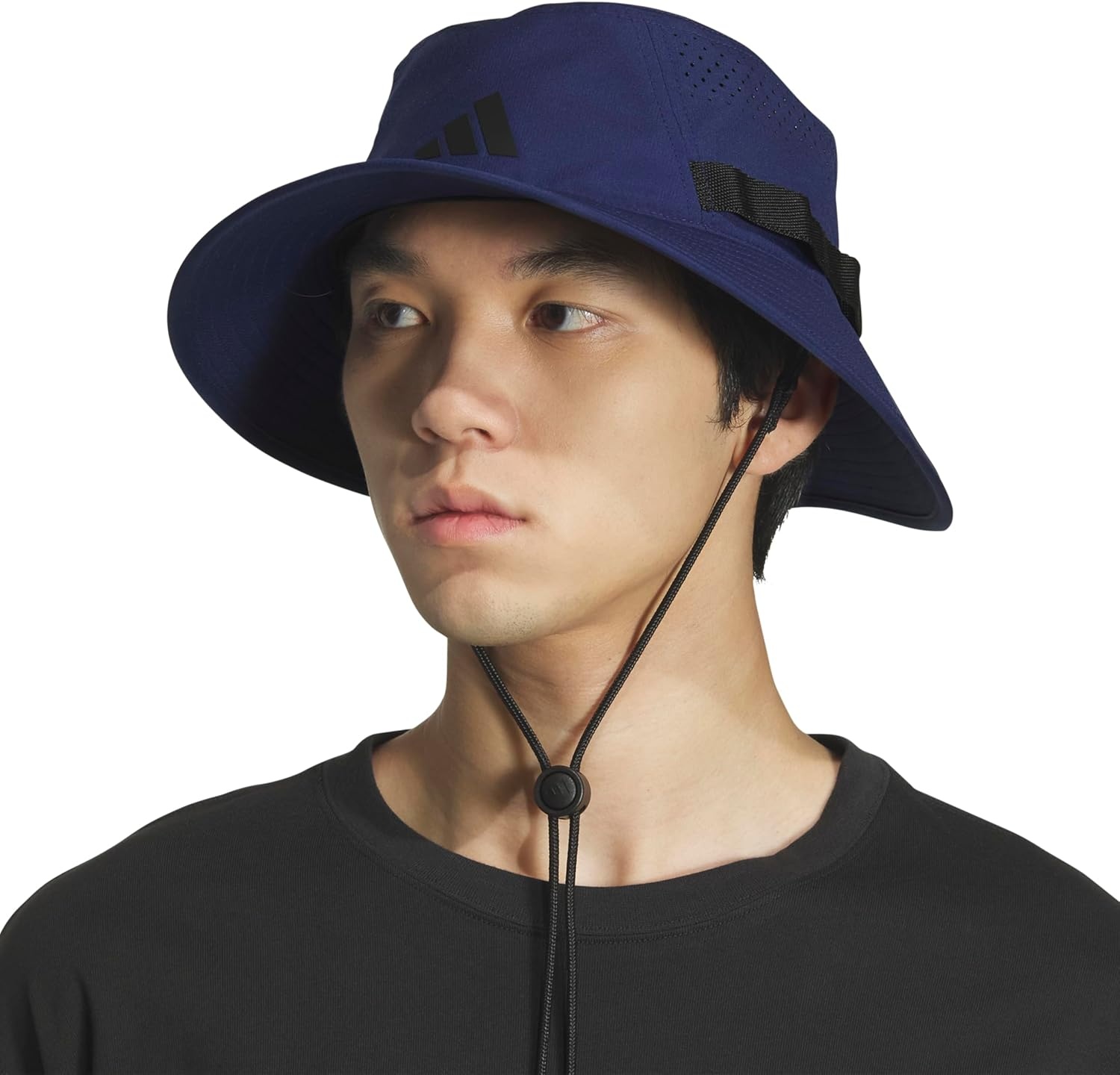 image:imageadidas Mens Victory Bucket Hat Outdoor Sun Boonie for Hiking and FishingDark BlueBlack5
