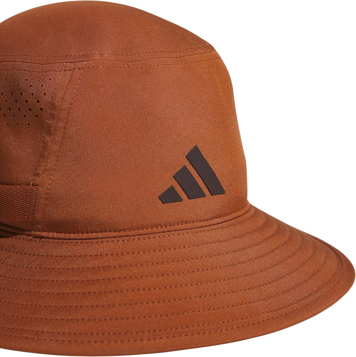 image:imageadidas Mens Victory Bucket Hat Outdoor Sun Boonie for Hiking and FishingDusky Bronze BrownAurora Coffee Brown5