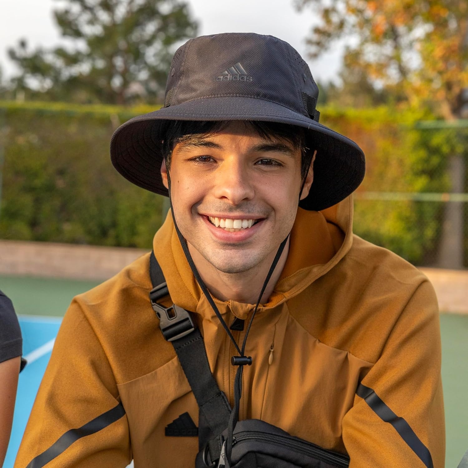 image:imageadidas Mens Victory Bucket Hat Outdoor Sun Boonie for Hiking and FishingOlive Strata GreenBlack5