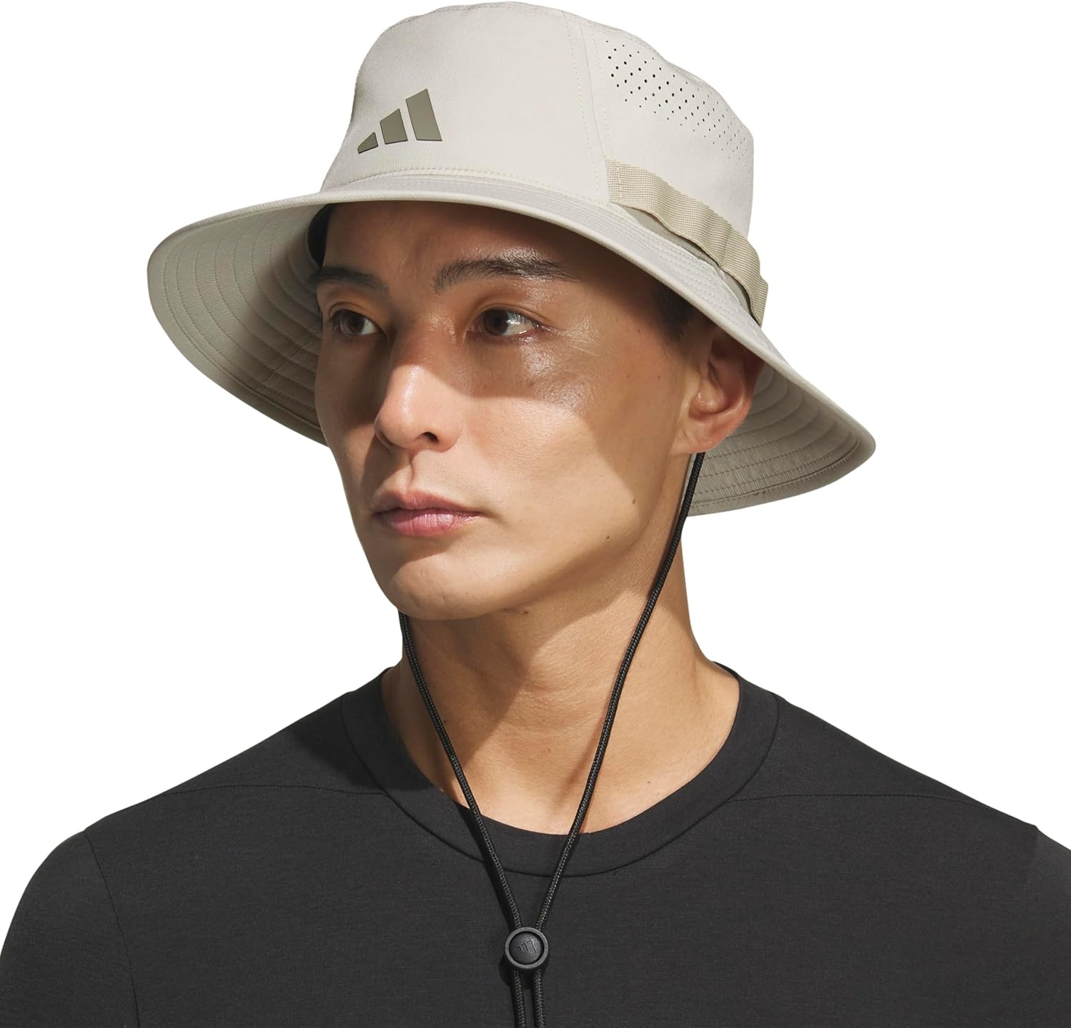 image:imageadidas Mens Victory Bucket Hat Outdoor Sun Boonie for Hiking and FishingWonder Cargo KhakiClay Grey5