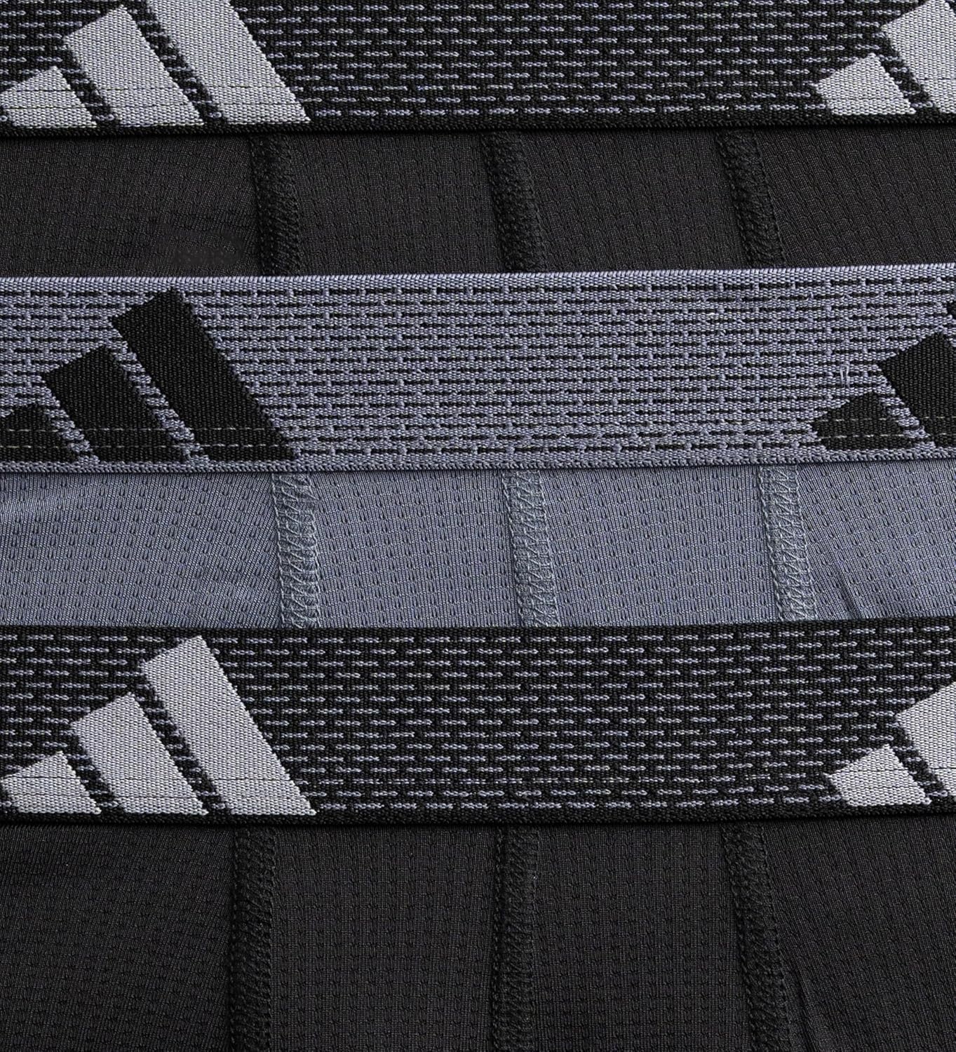 image:imageadidas Performance Mesh Boxer Briefs Underwear 2PackBlackOnix GreyBlack