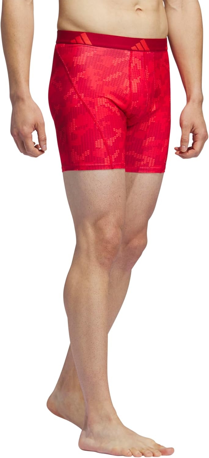 image:imageadidas Performance Mesh Boxer Briefs Underwear 2PackDigi Camo Better Scarletbright RedBetter ScarletBright Red