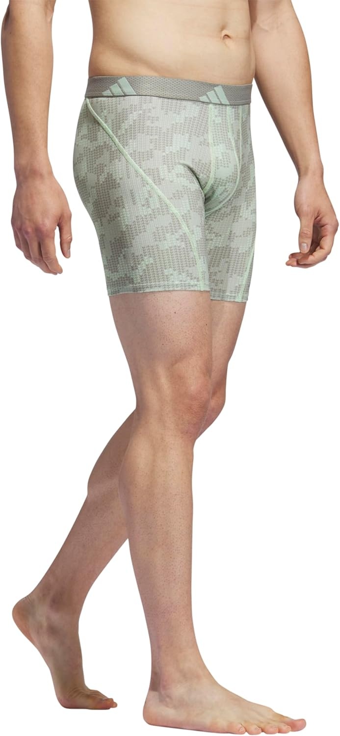 image:imageadidas Performance Mesh Boxer Briefs Underwear 2PackDigi Camo Silver Pebblesemi Green SparkSilver Pebble GreySemi Green Spark