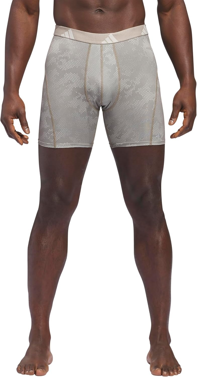 image:imageadidas Performance Mesh Boxer Briefs Underwear 2PackDrift Wonder Aluminaputty BeigeCarbon GreyOnix Grey