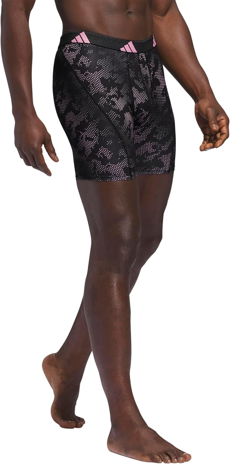 image:imageadidas Performance Mesh Boxer Briefs Underwear 2PackDrifttrue PinkblackTrue PinkBlack