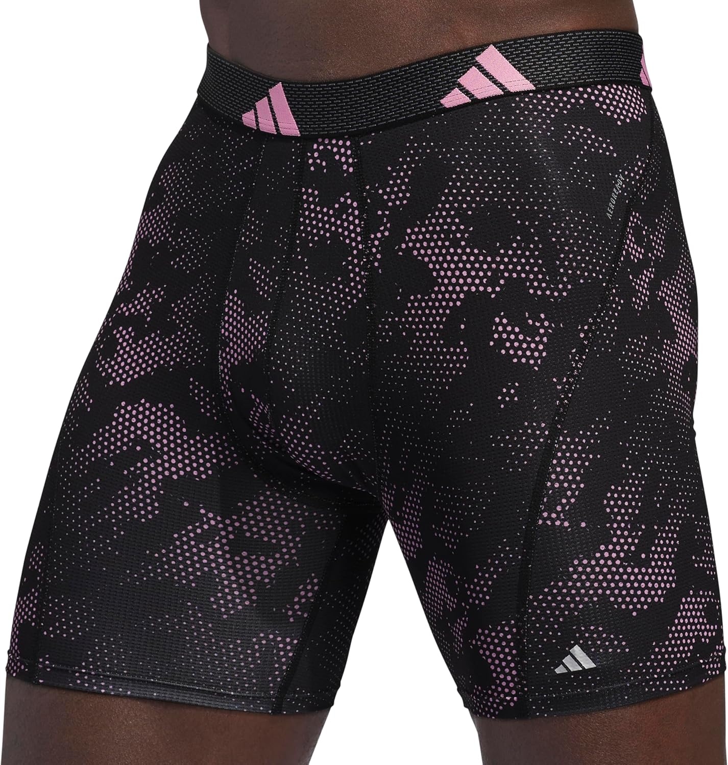 image:imageadidas Performance Mesh Boxer Briefs Underwear 2PackDrifttrue PinkblackTrue PinkBlack
