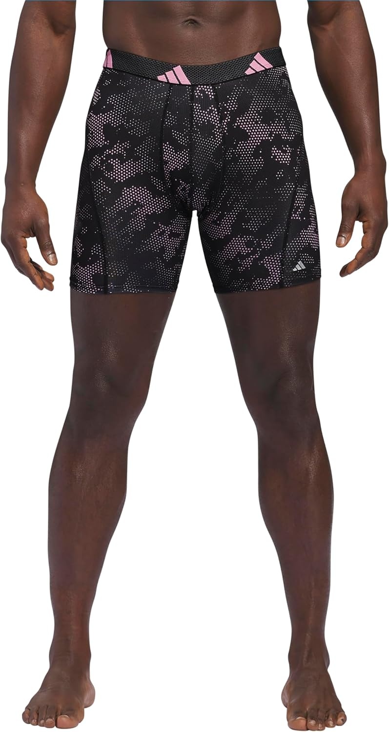 image:imageadidas Performance Mesh Boxer Briefs Underwear 2PackDrifttrue PinkblackTrue PinkBlack