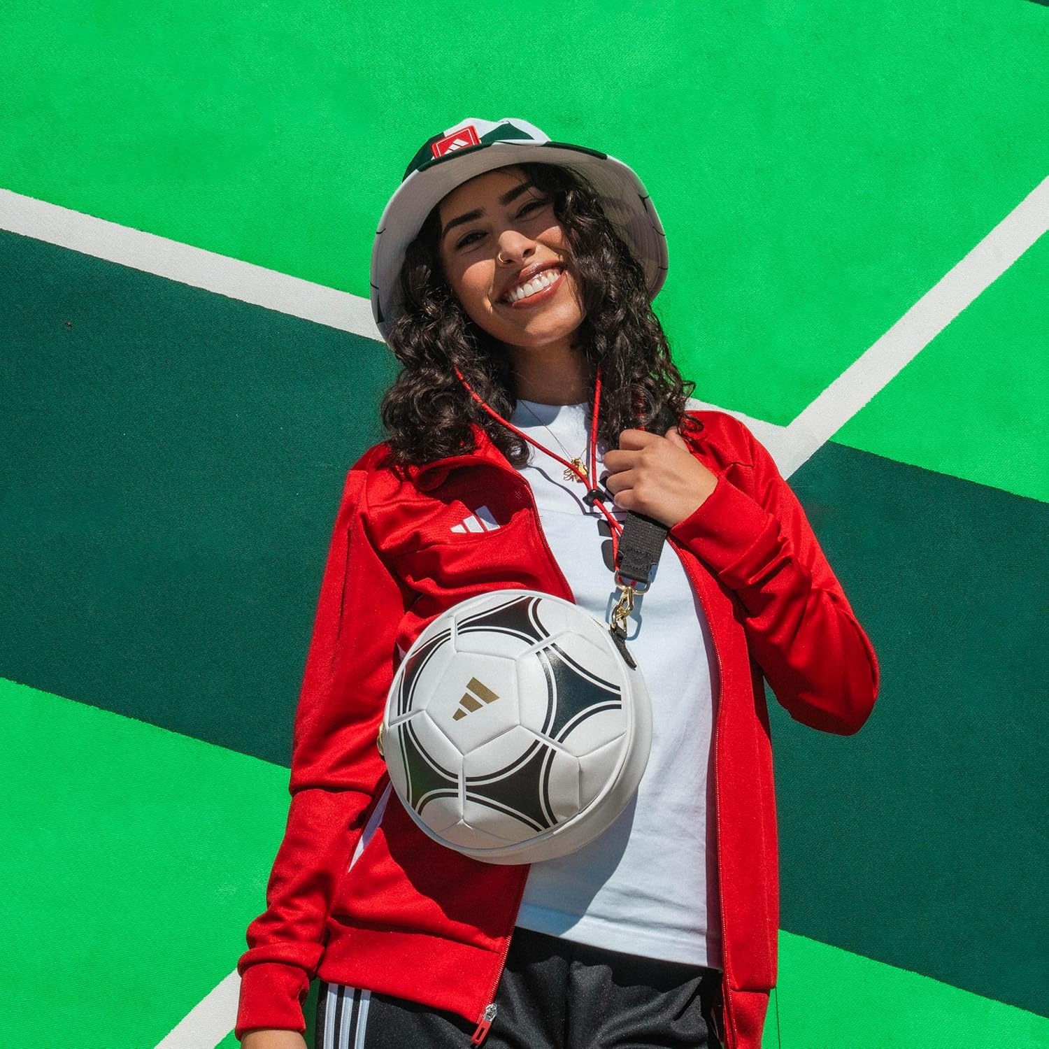 image:imageadidas Soccer Ball Shaped Bag Crossbody 4LFan Gear