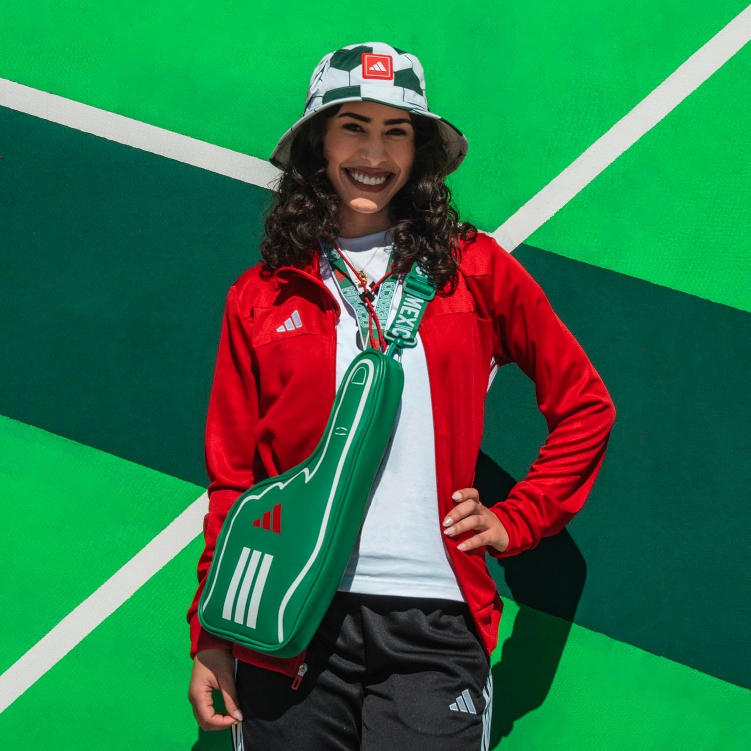 image:imageadidas Soccer Fan Bag Foam Finger Shaped Crossbody 4LMexico