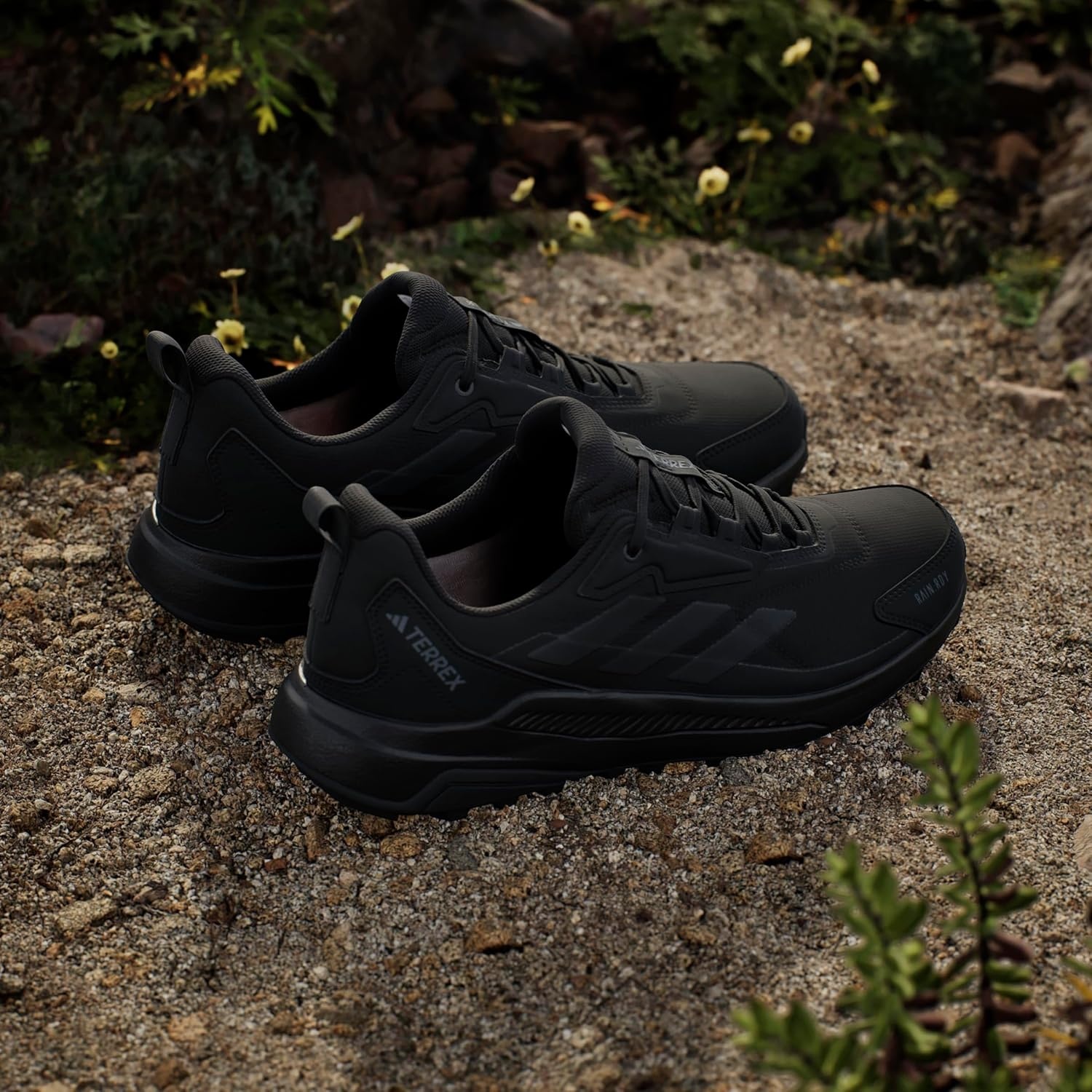 image:imageadidas Terrex Anylander RainRdy Hiking ShoesBlackBlackGrey