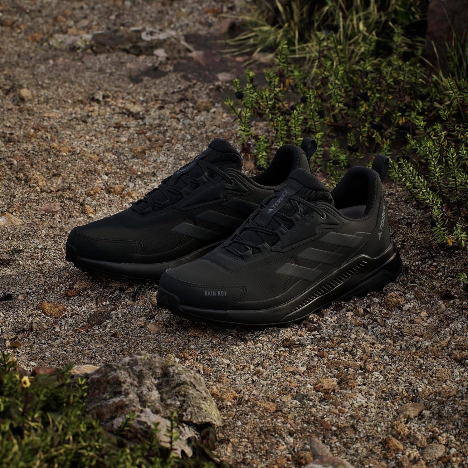 image:imageadidas Terrex Anylander RainRdy Hiking ShoesBlackBlackGrey
