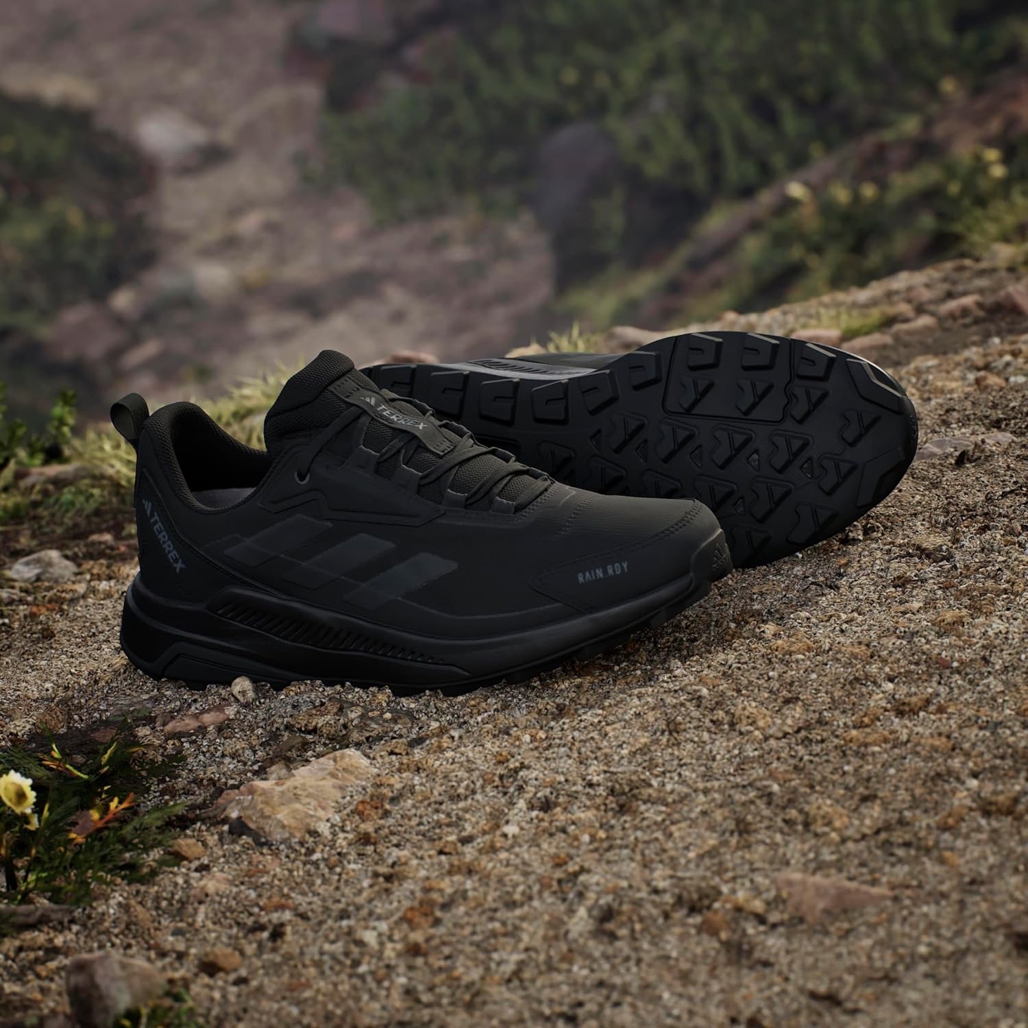 image:imageadidas Terrex Anylander RainRdy Hiking ShoesBlackBlackGrey
