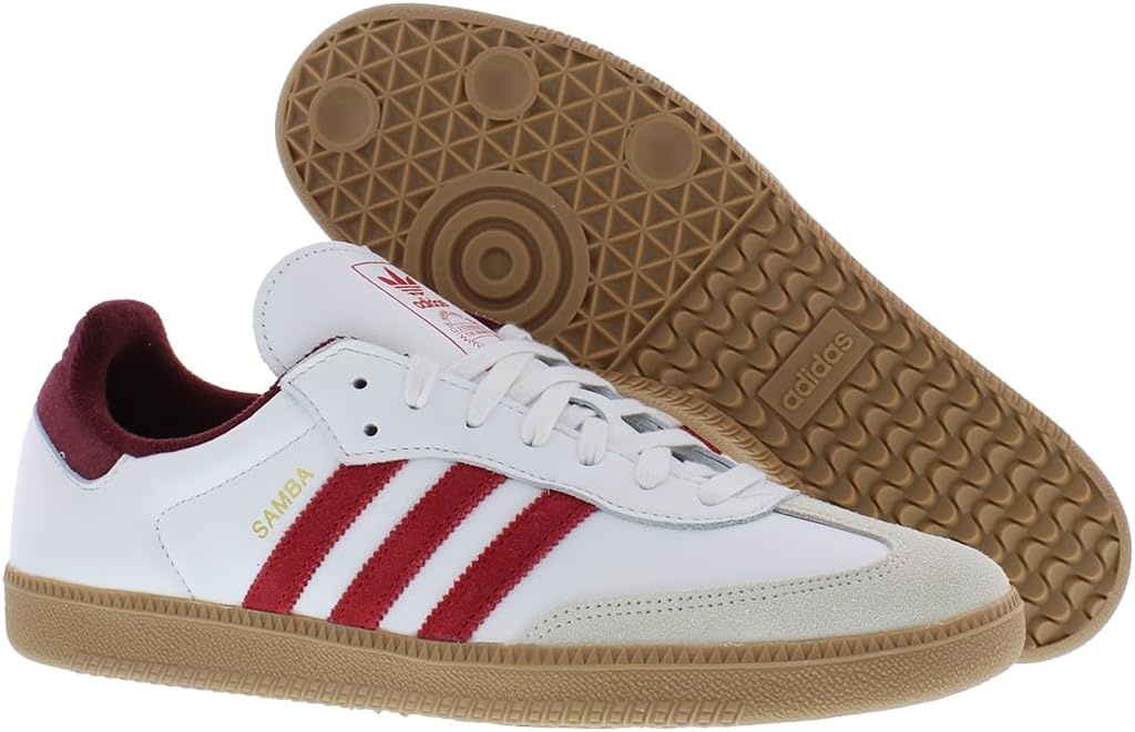 image:imageadidas Unisex Adult Samba Indoor ShoeCore WhiteBetter ScarletShadow Red