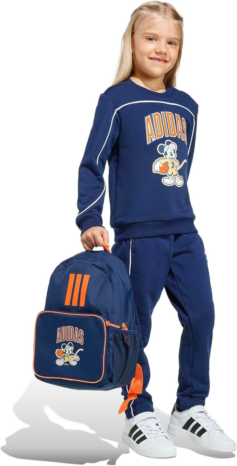 image:imageadidas UnisexKids Marvel Joggers SetDark BluePure OrangeOff WhiteMickey Mouse