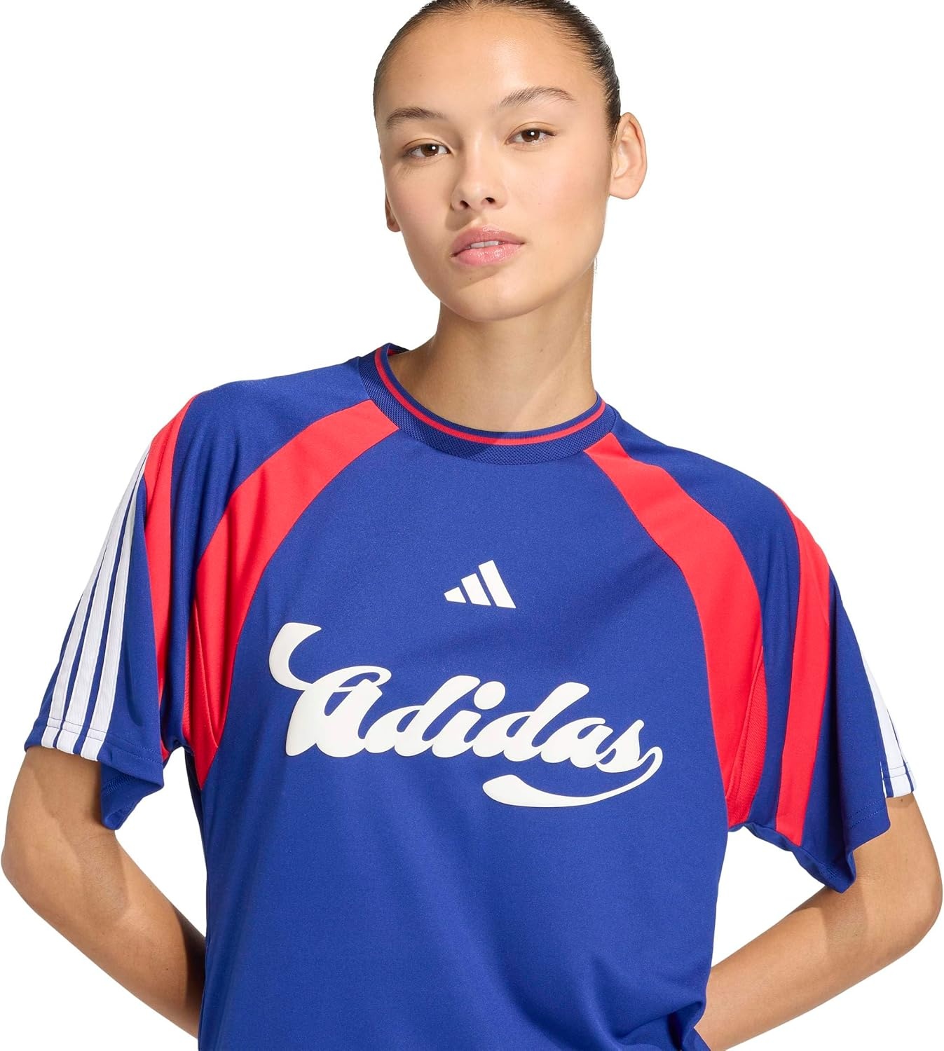 image:imageadidas Womens 2026 World Cup Fan ApparelMystery InkPure RubyWhite