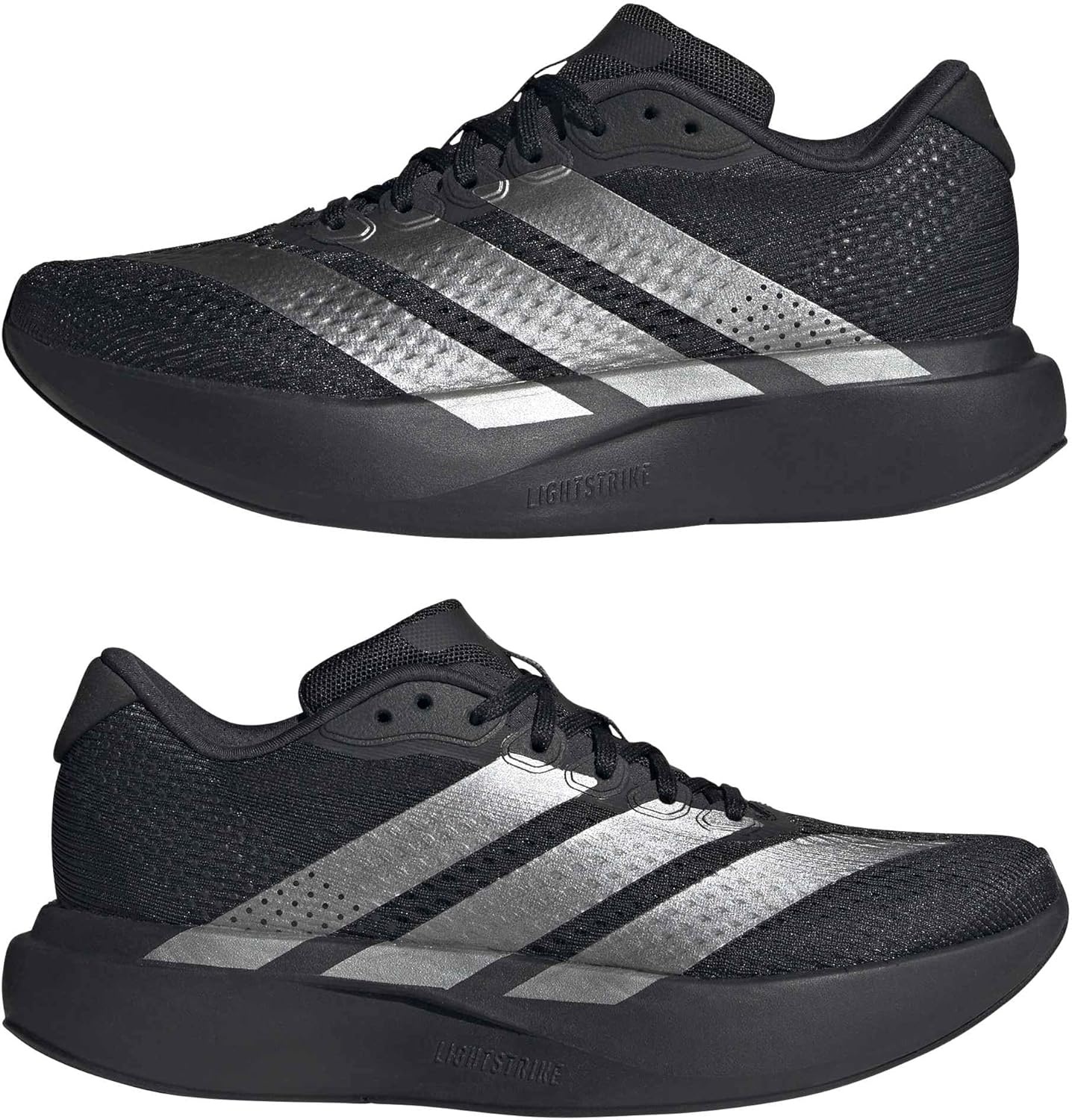 image:imageadidas Womens Adizero Pacer Running ShoeBlackIron MetallicCarbon