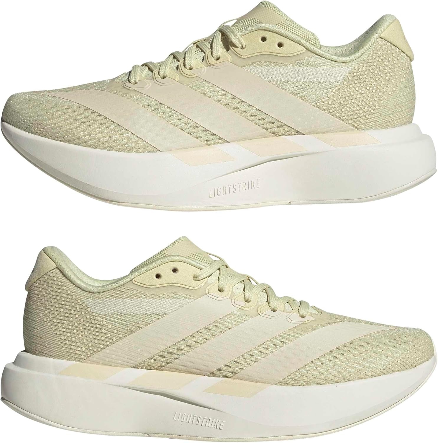 image:imageadidas Womens Adizero Pacer Running ShoeDual YellowWarm VanillaOff White