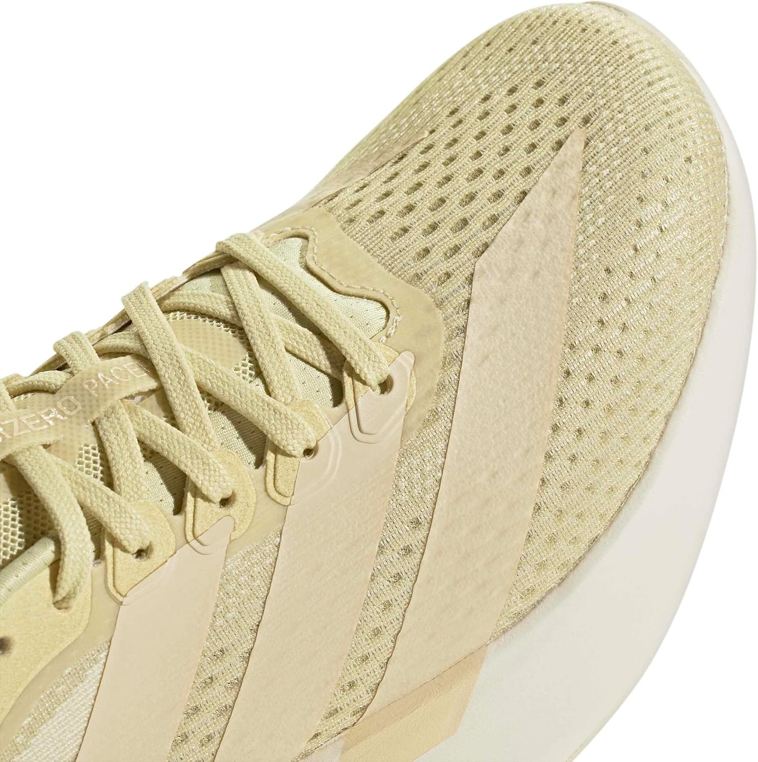 image:imageadidas Womens Adizero Pacer Running ShoeDual YellowWarm VanillaOff White